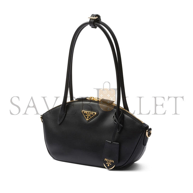 PRADA SMALL LEATHER HANDBAG 1BA427 (26*17*9cm)